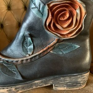Vintage leather boots